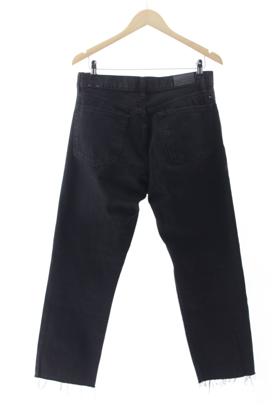 Vaquero de Mango de la talla 40, de color negro de ropa vaquera