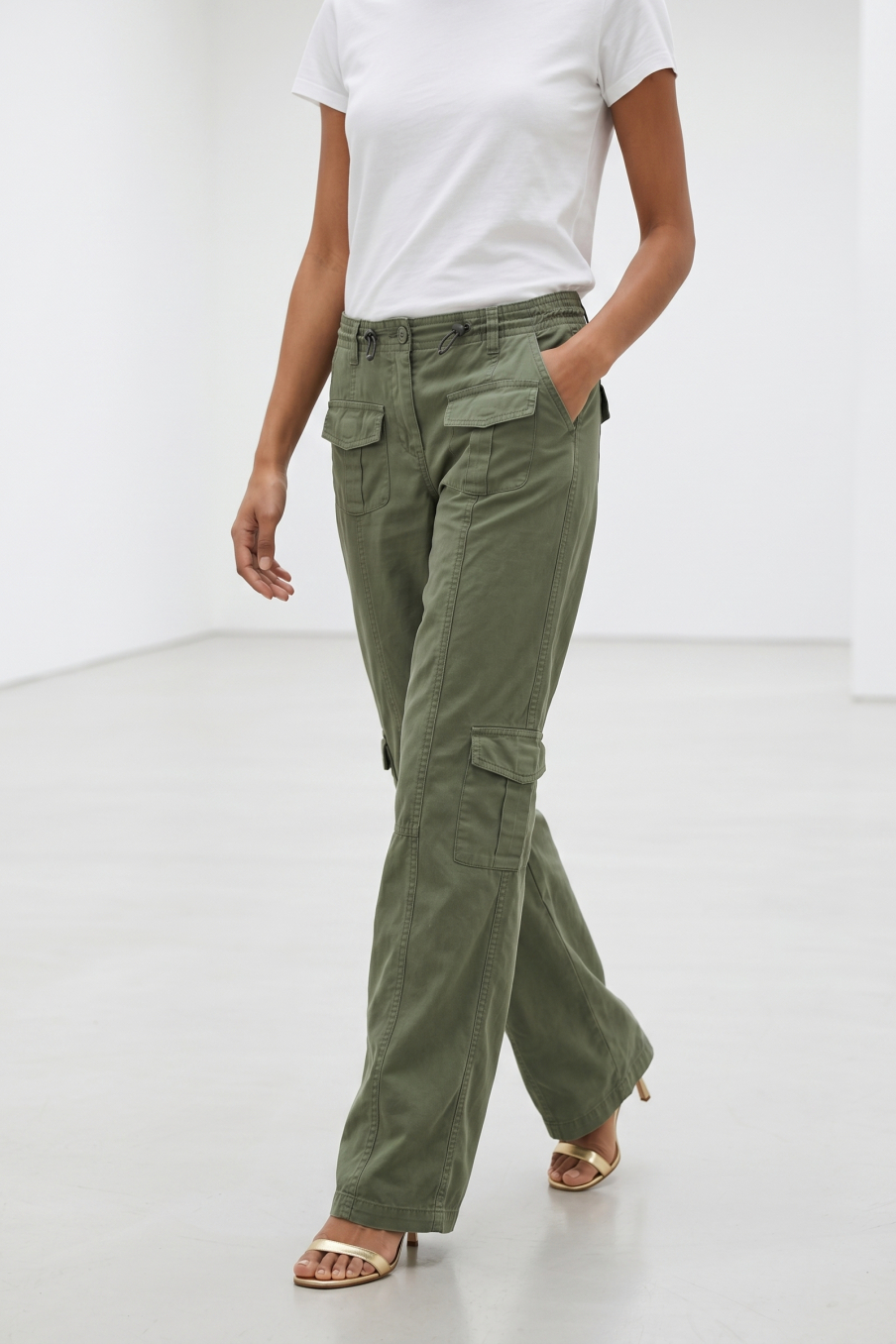 Jeans Brandy Melville de la taille 34, de couleur vert