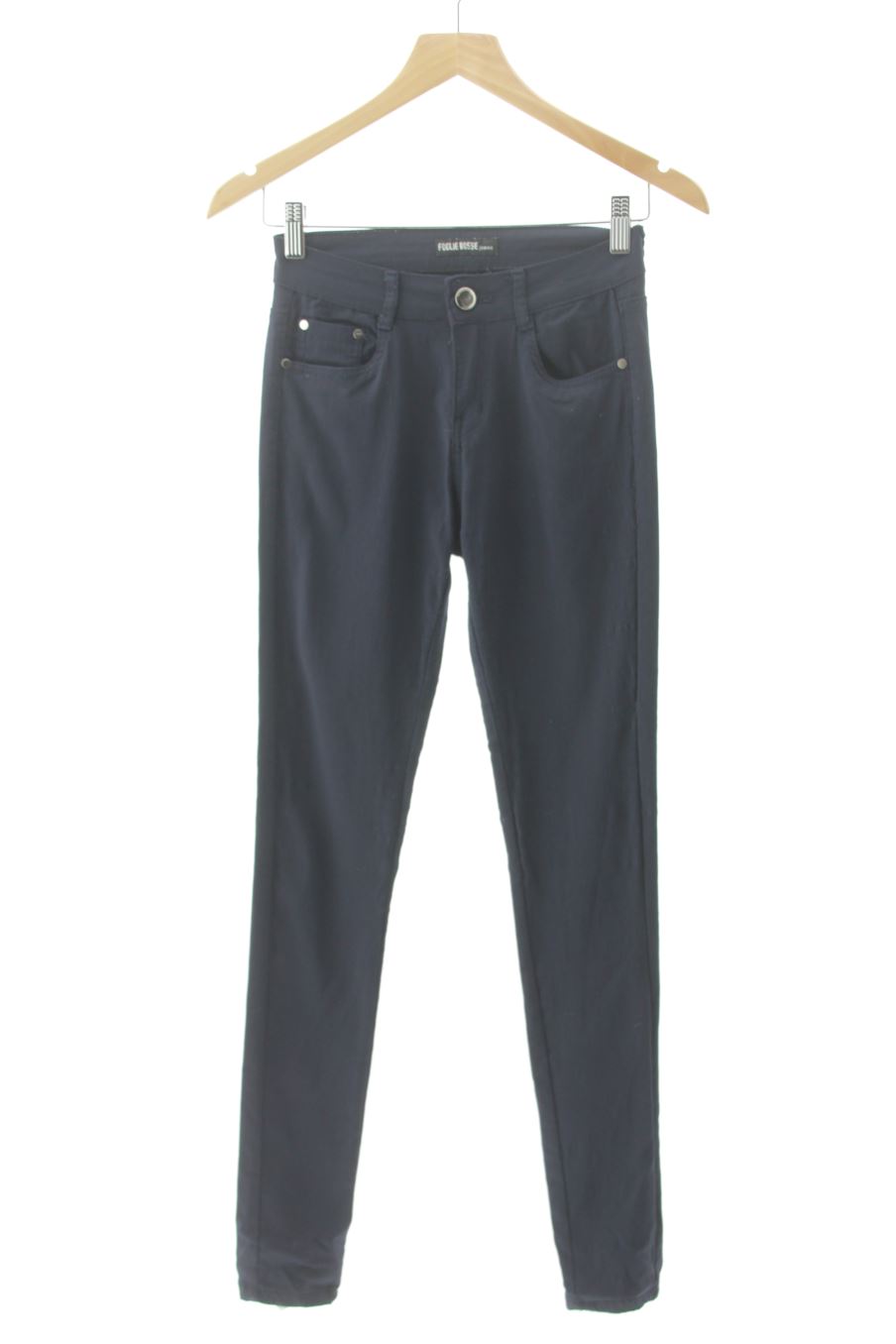 Jeans Foglie rosse de la taille S, de couleur bleu