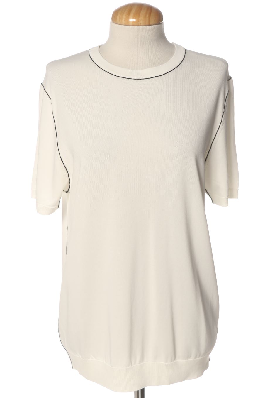 Jersey de Zara de la talla XL, de color blanco