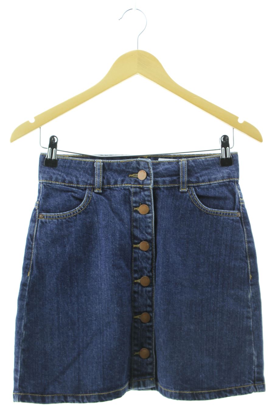 Jupe Easy wear de la taille XS, de couleur bleu de denim