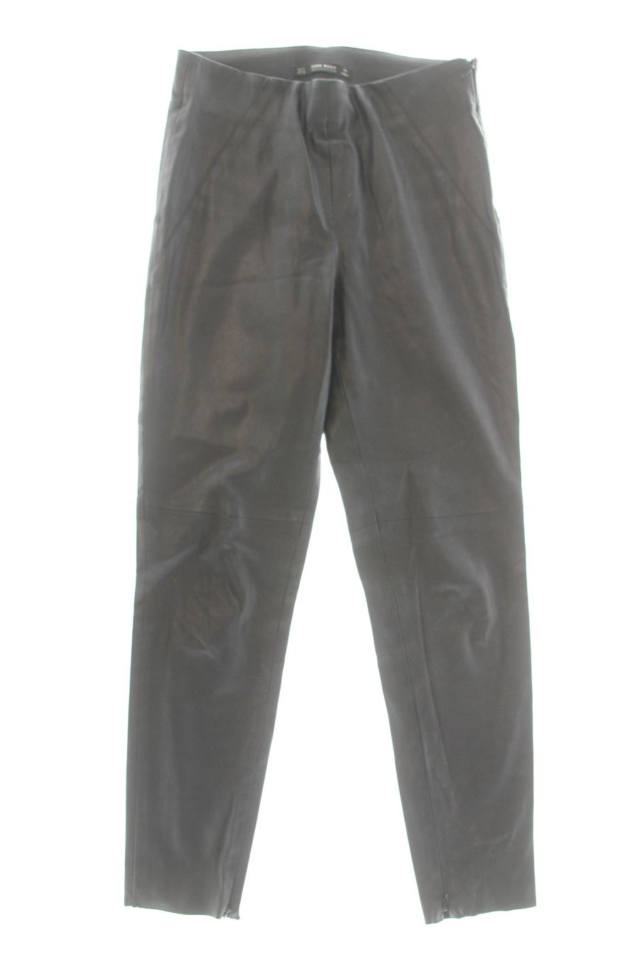 Pantalones de Zara de la talla S, de color negro de sintético