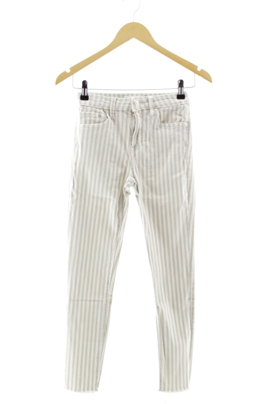 Jeans Mango de la taille 34, de couleur rayures de denim