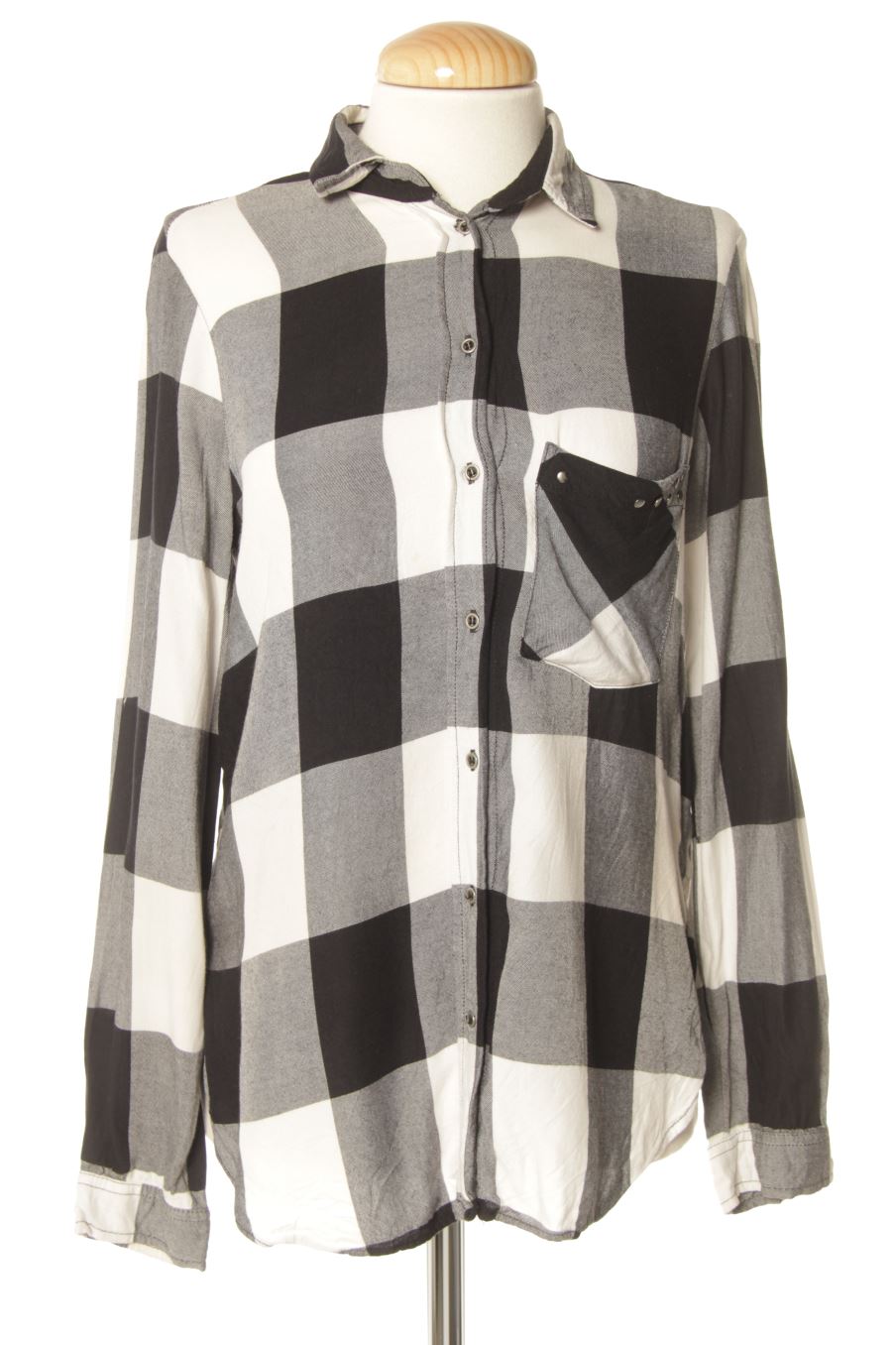 Camicia de Zara de la talla XS, de color quadri