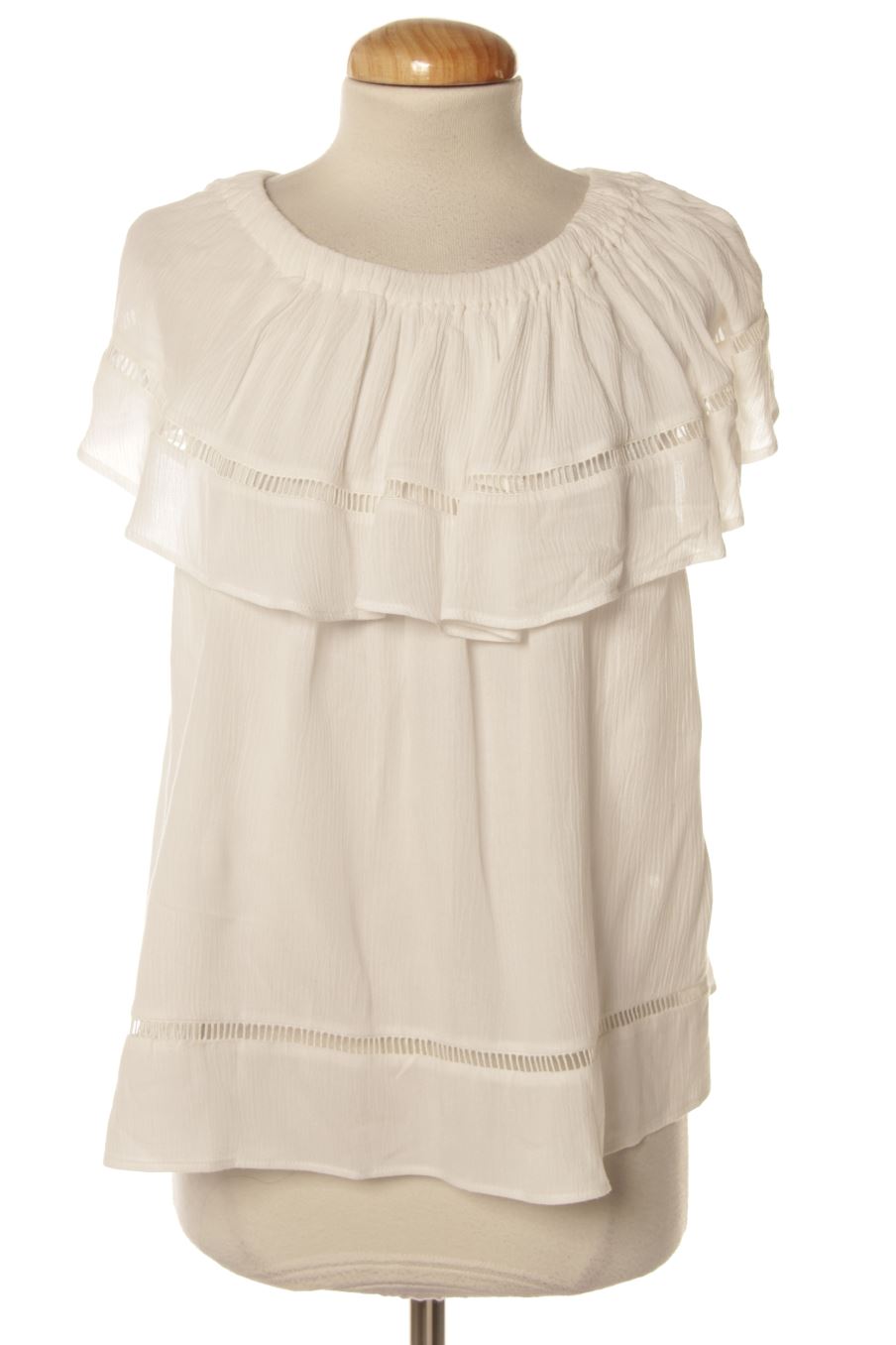 Blusa de manga corta de LOVELY PEPA de la talla S, de color blanco