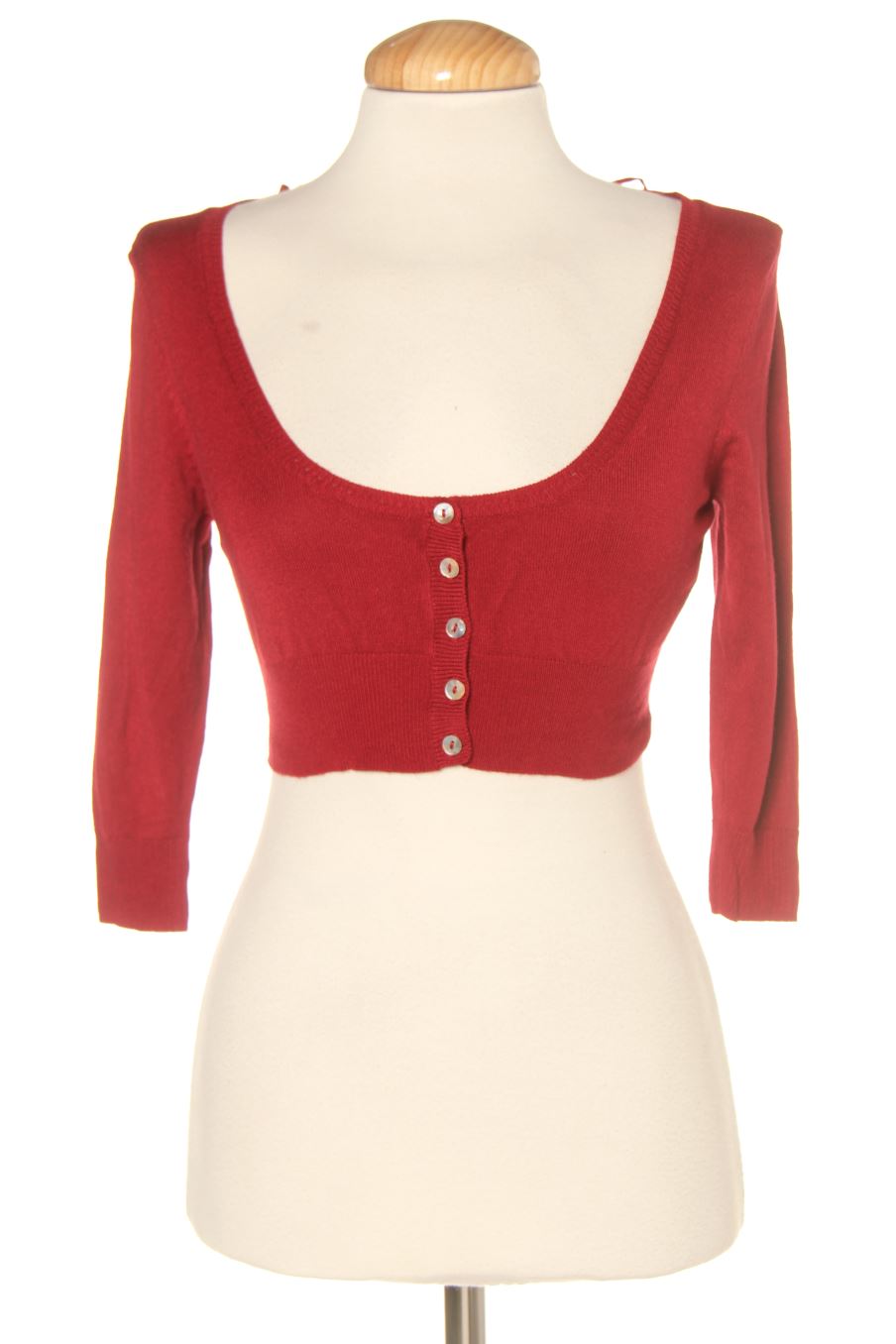 Cardigan von Stradivarius Größe S, Farbe Rot, für