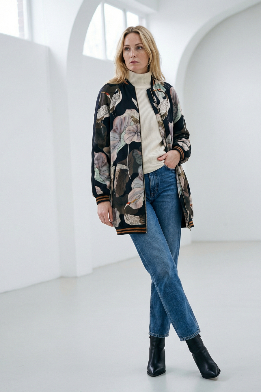 Cappotto de trf (ZARA) de la talla M, de color stampato