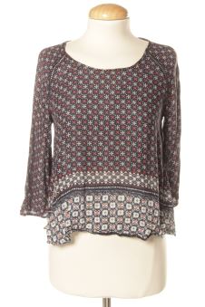 Blouse à manches longues S Bershka
