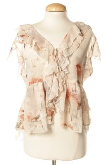 Blouse à manches courtes M Zara