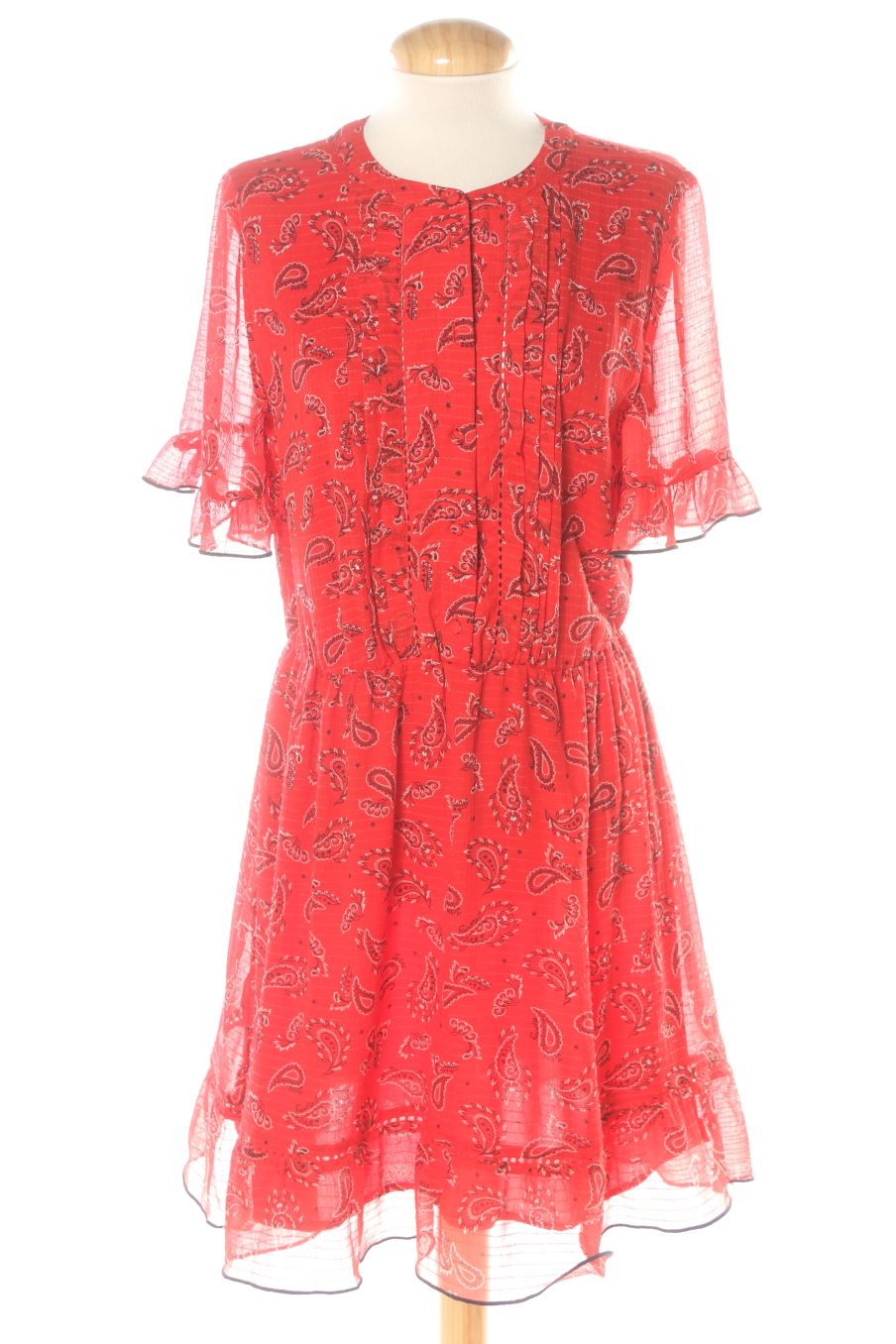 Einfaches Kleid von Tommy Hilfiger Größe S, Farbe Rot, für
