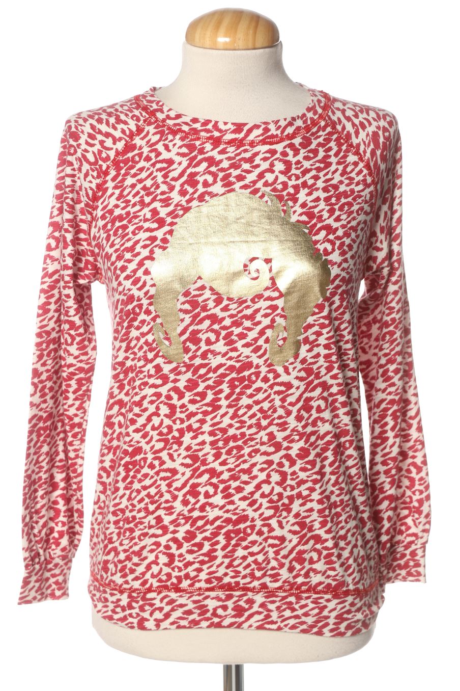 Langärmeliges T-Shirt von Dolores Promesas Größe S, Farbe Animal print, für
