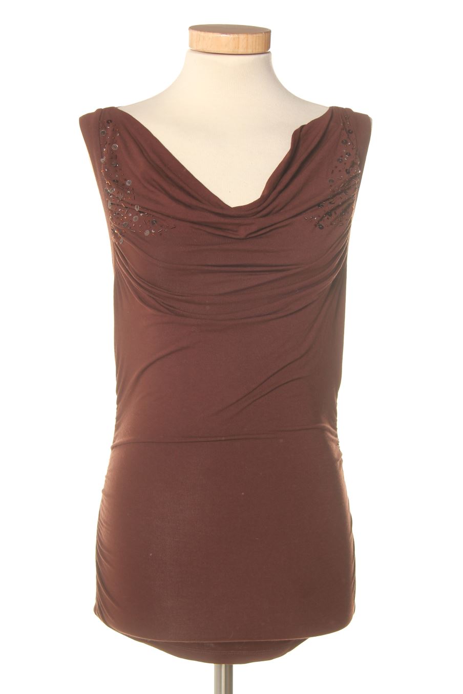 T-shirt Adolfo Dominguez de la taille S, de couleur marron