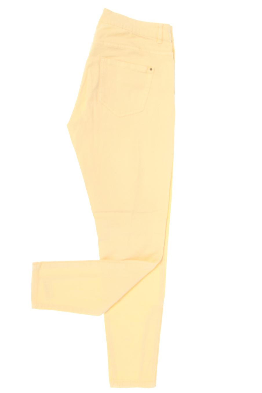 Jeans Easy wear de la taille 38, de couleur jaune de denim