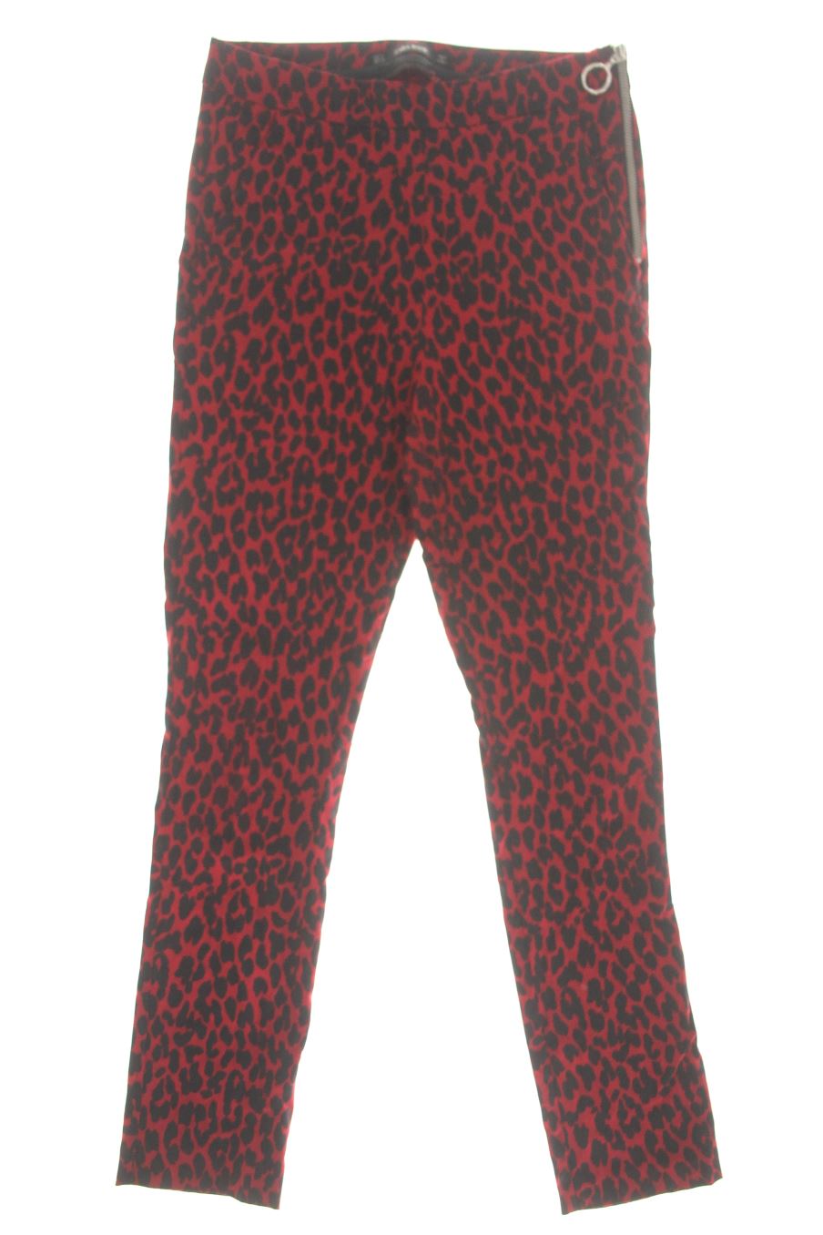 Pantalon Zara de la taille S, de couleur animal print
