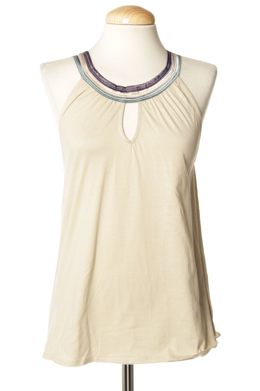 Top Naf Naf de la taille M, de couleur beige