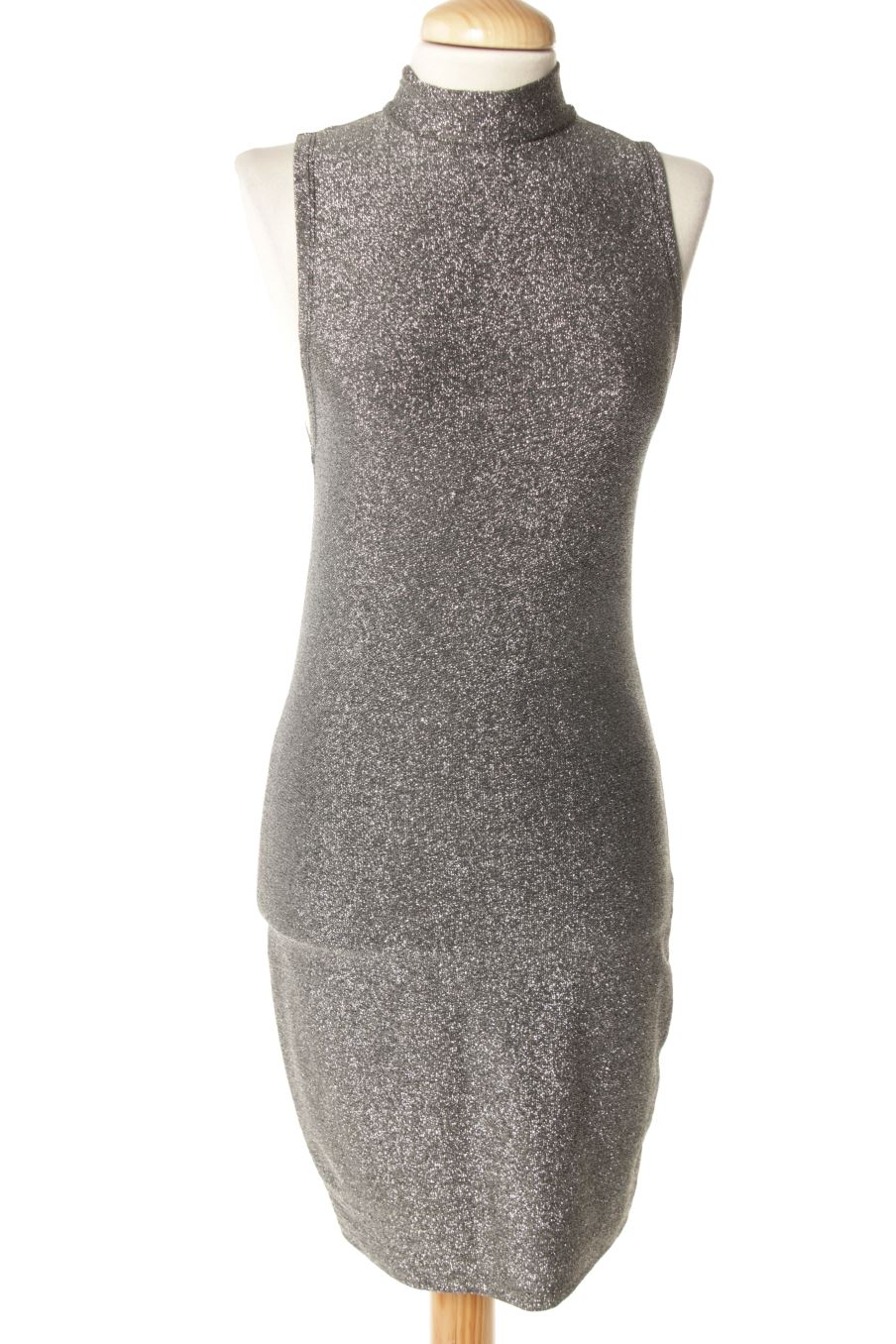 Vestido casual de PERCENTIL de la talla XS, de color plateado
