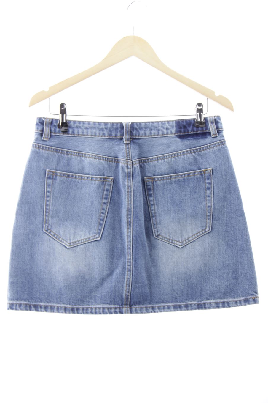 Jupe Stradivarius de la taille 40, de couleur bleu de denim