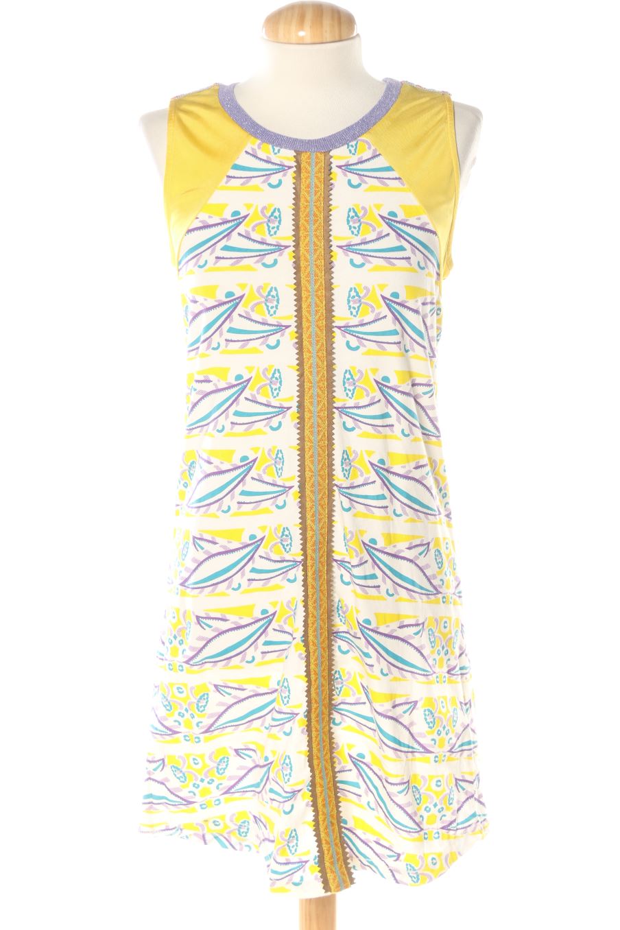 Vestido casual de Custo Barcelona de la talla S, de color amarillo