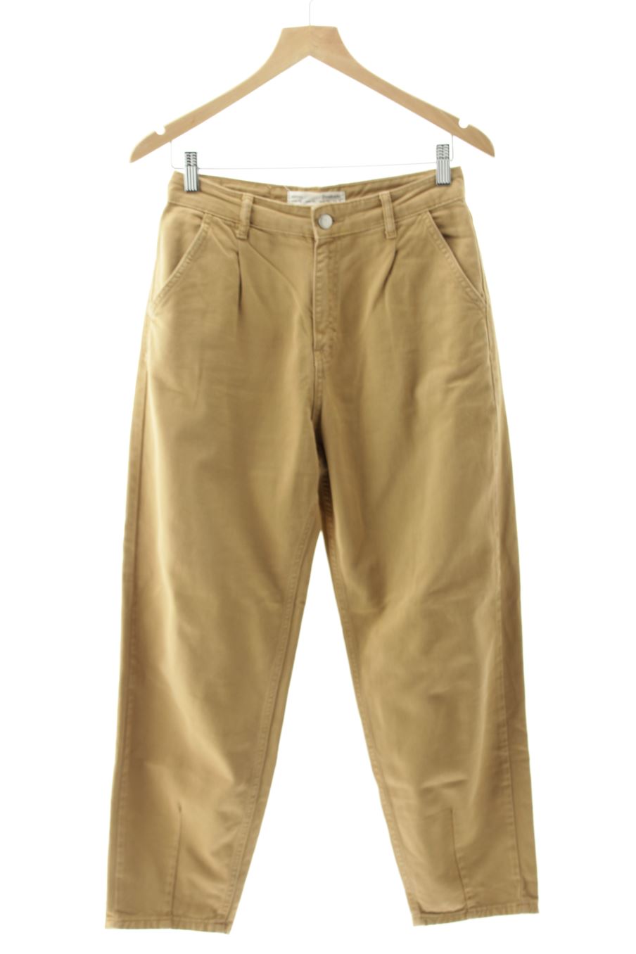 Pantalon Casual Stradivarius de la taille 38, de couleur moutarde de denim
