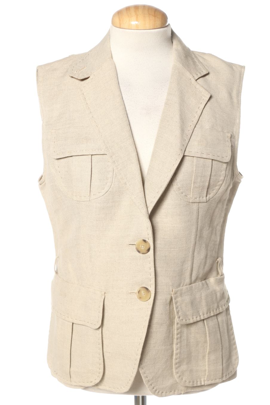 Pullunder von Massimo Dutti Größe L, Farbe Beige, für