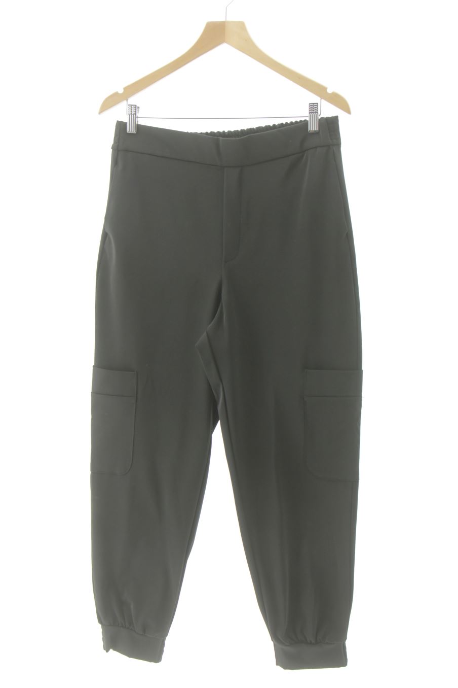 Pantalon Casual Zara de la taille L, de couleur noir