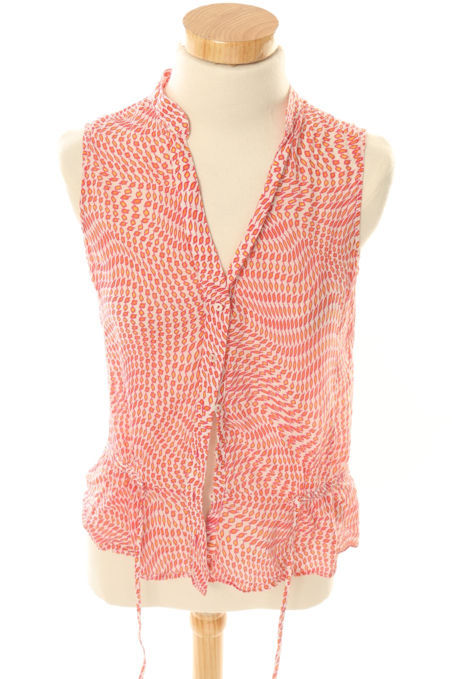 Camisa sin mangas de Zara de la talla S, de color estampado