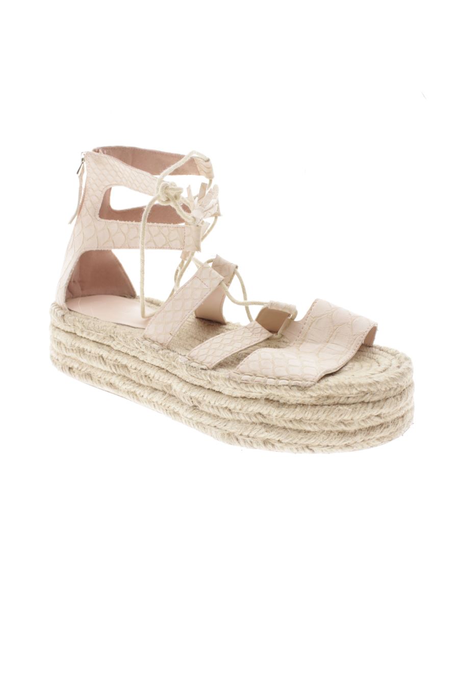 Plataformas de Stradivarius de la talla 39, de color beige de
