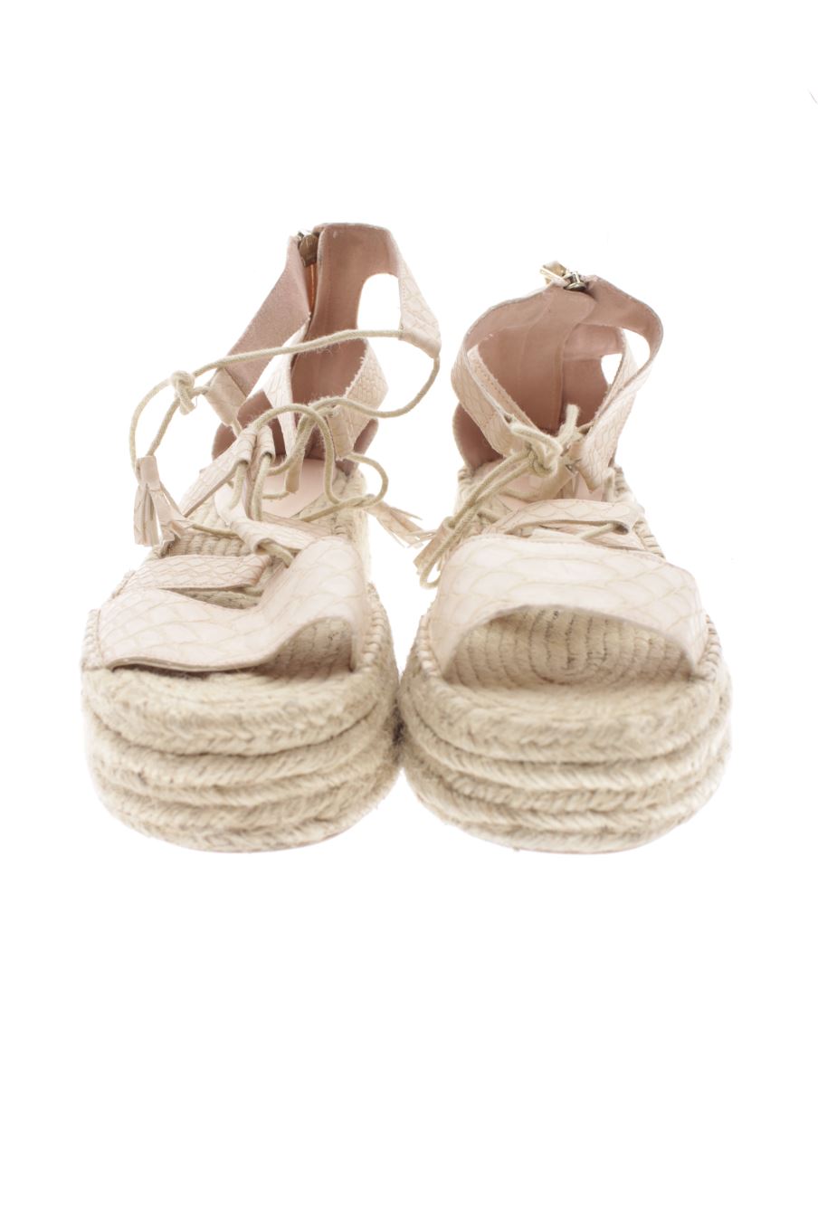 Plataformas de Stradivarius de la talla 39, de color beige de