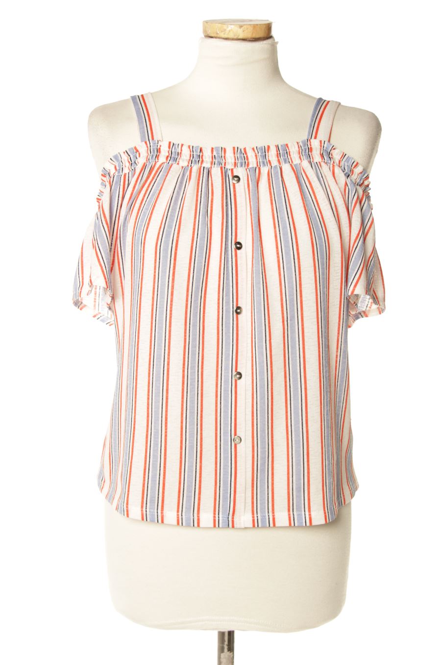 Top de Cache cache de la talla S, de color rayas