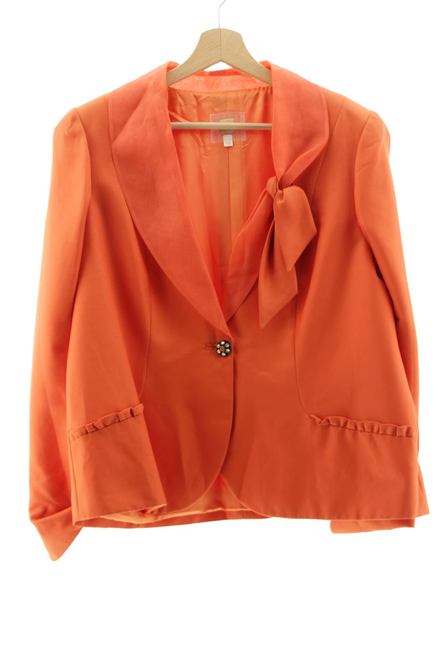 Traje de chaqueta de Caramelo de la talla 50, de color naranja