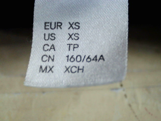 Falda de H&M de la talla XS, de color negro