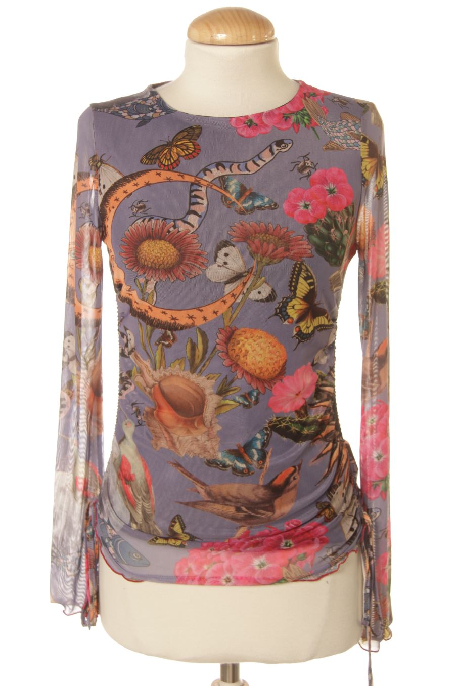 T-shirt à manches longues Desigual de la taille M, de couleur imprimés
