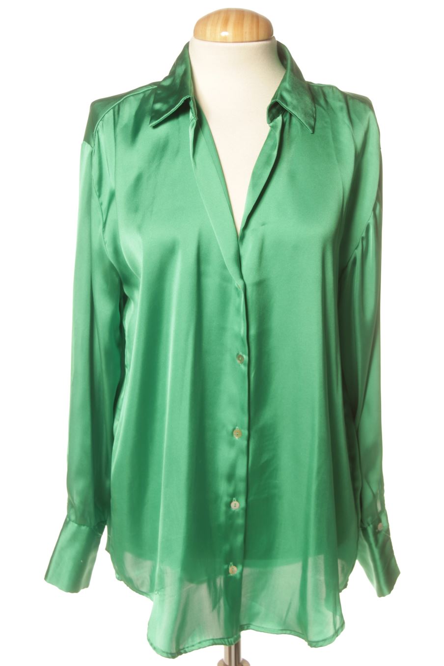 Chemise Zara de la taille M, de couleur vert