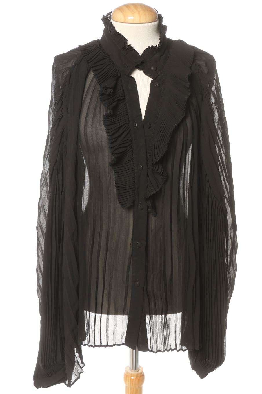 Blouse à manches longues REBEL de la taille M, de couleur noir