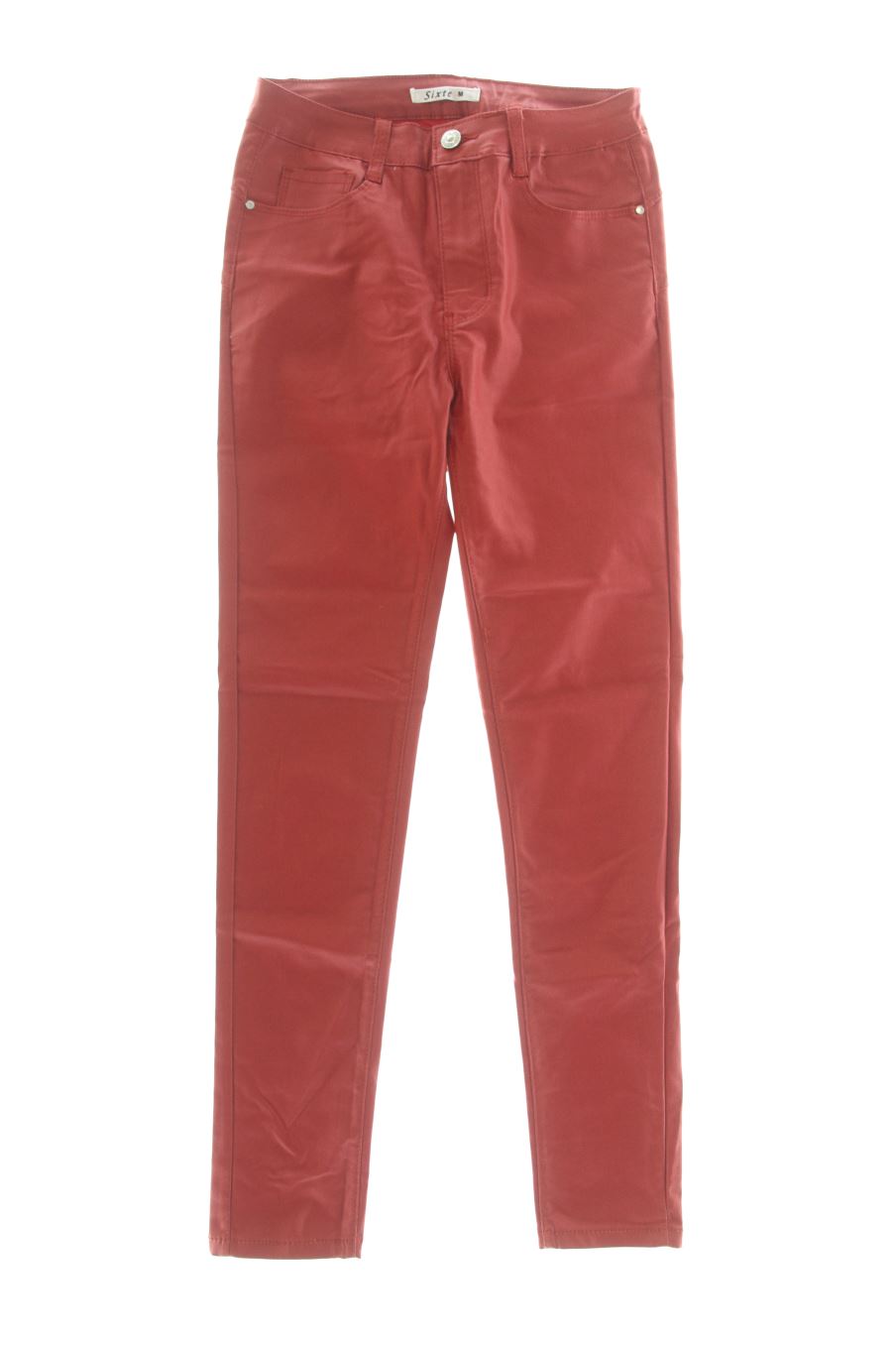Jeans Sixte de la taille M, de couleur rouge de denim