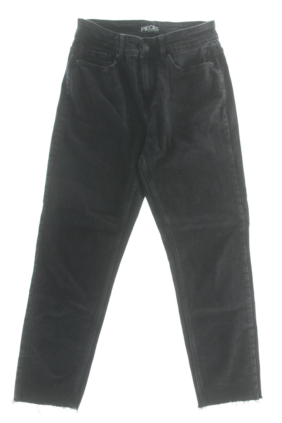 Jeans Pieces de la taille 36, de couleur noir de denim