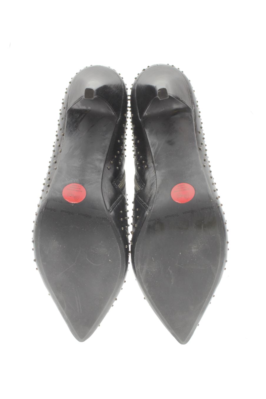 Botines de Zara de la talla 40, de color negro de