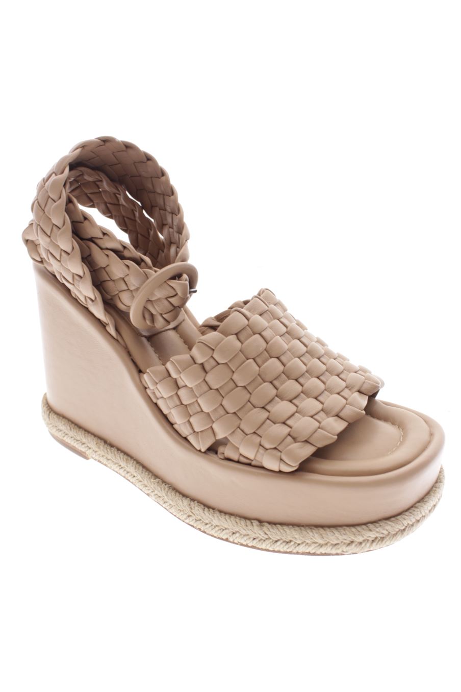 Plataformas de Paloma Barceló de la talla 37, de color beige de