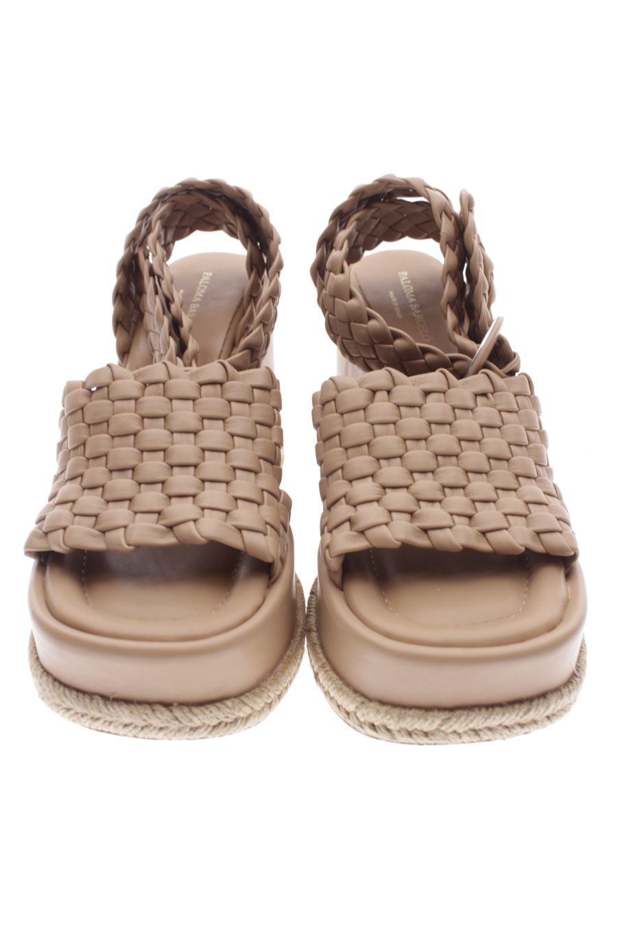 Plataformas de Paloma Barceló de la talla 37, de color beige de