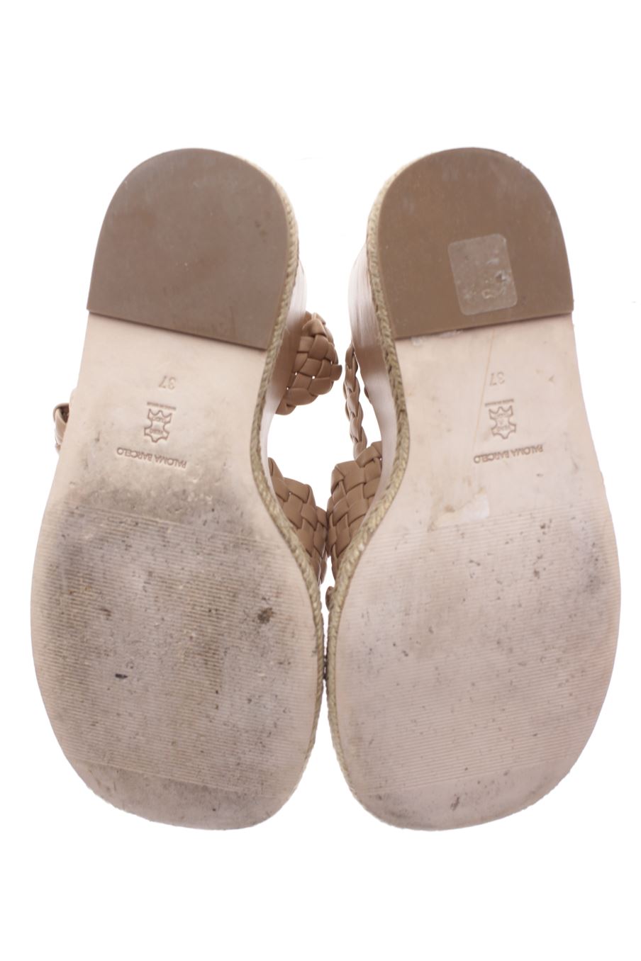 Plataformas de Paloma Barceló de la talla 37, de color beige de