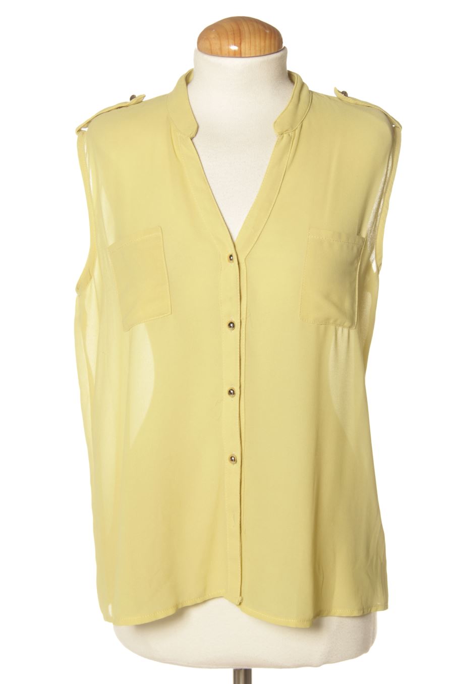 Chemise sans manches PERCENTIL de la taille M, de couleur jaune