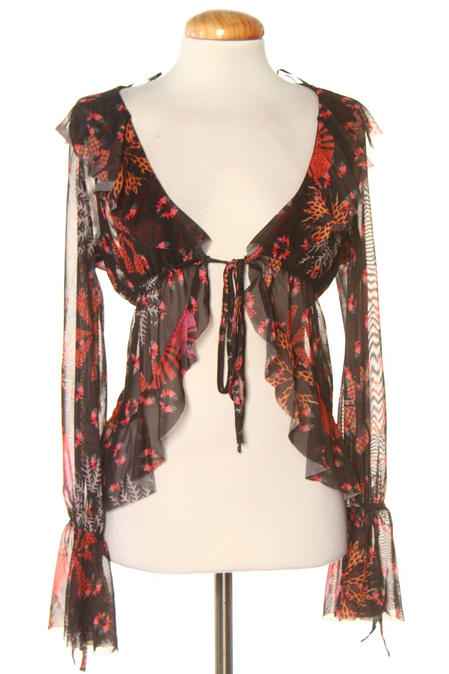 Blusa a maniche lunghe de Desigual de la talla M, de color stampato