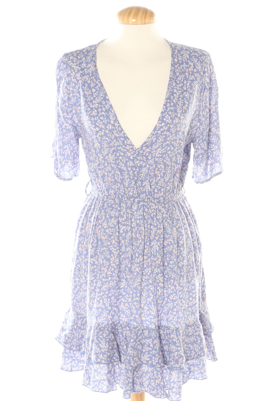 Robe casual Pull & Bear de la taille S, de couleur fleurs