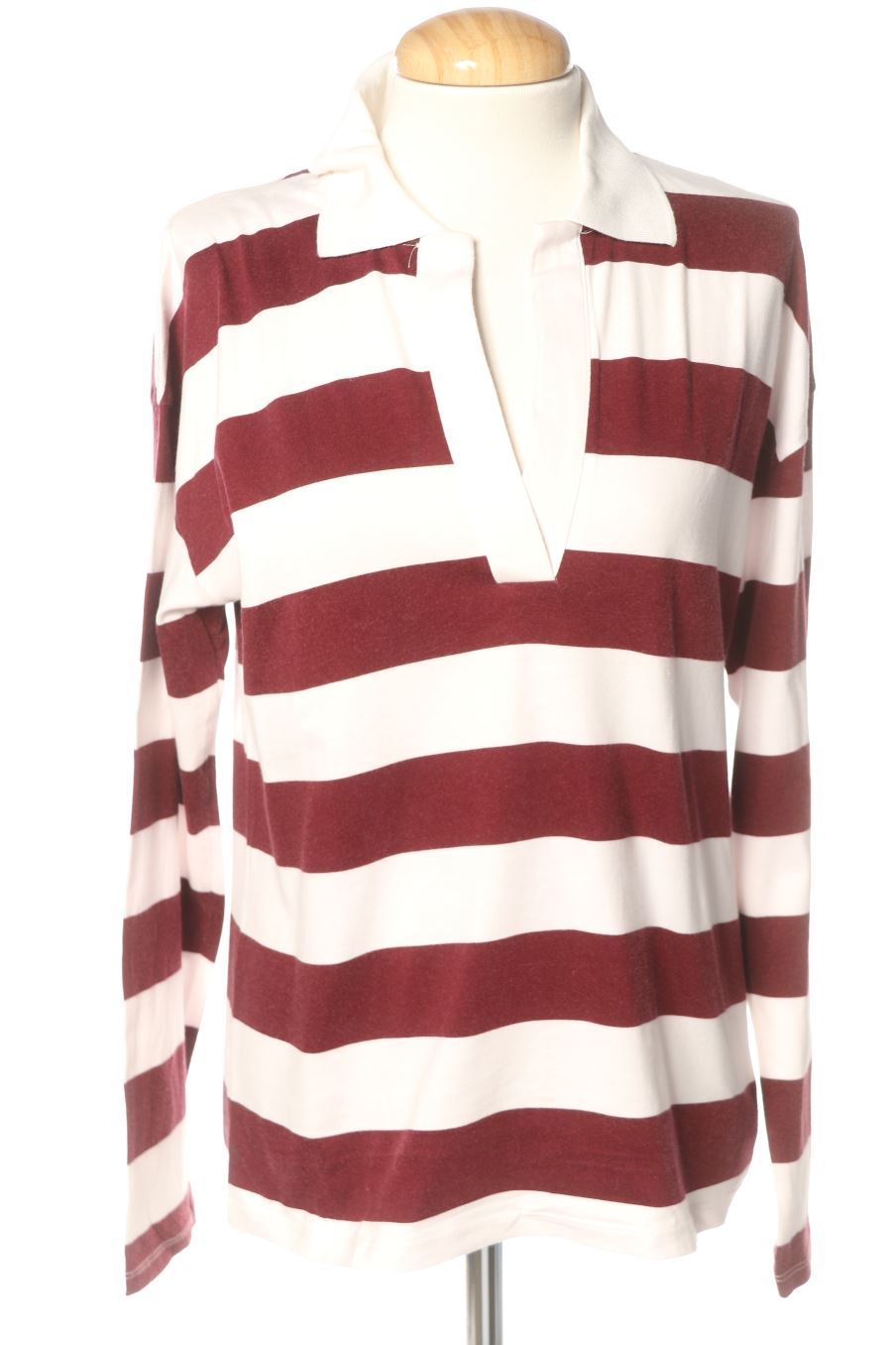 T-shirt à manches longues Stradivarius de la taille S, de couleur rayures