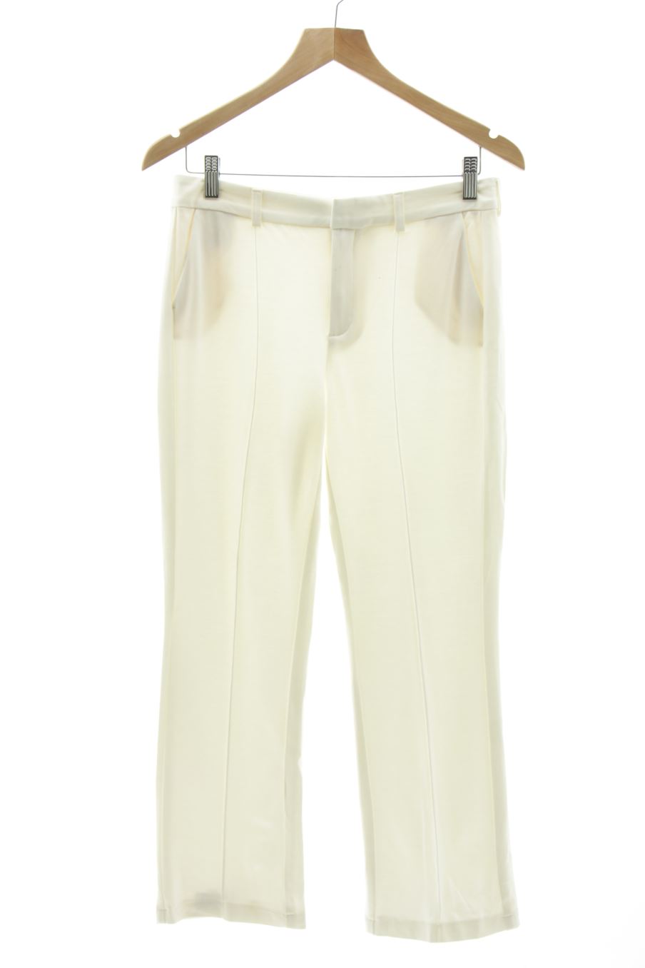 Pantalon Lasserre de la taille 40, de couleur blanc
