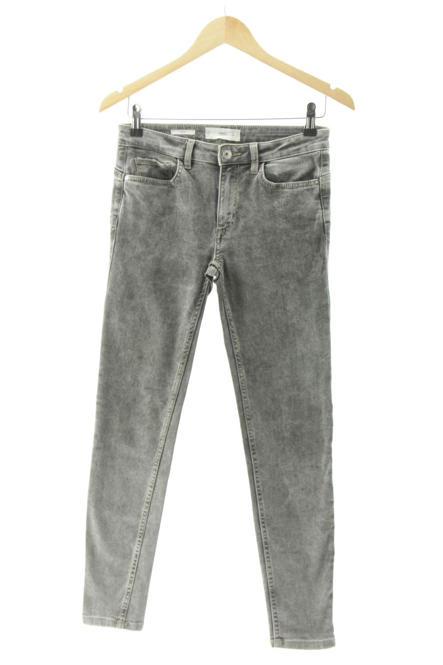 Jeans de Mango de la talla 36, de color grigio