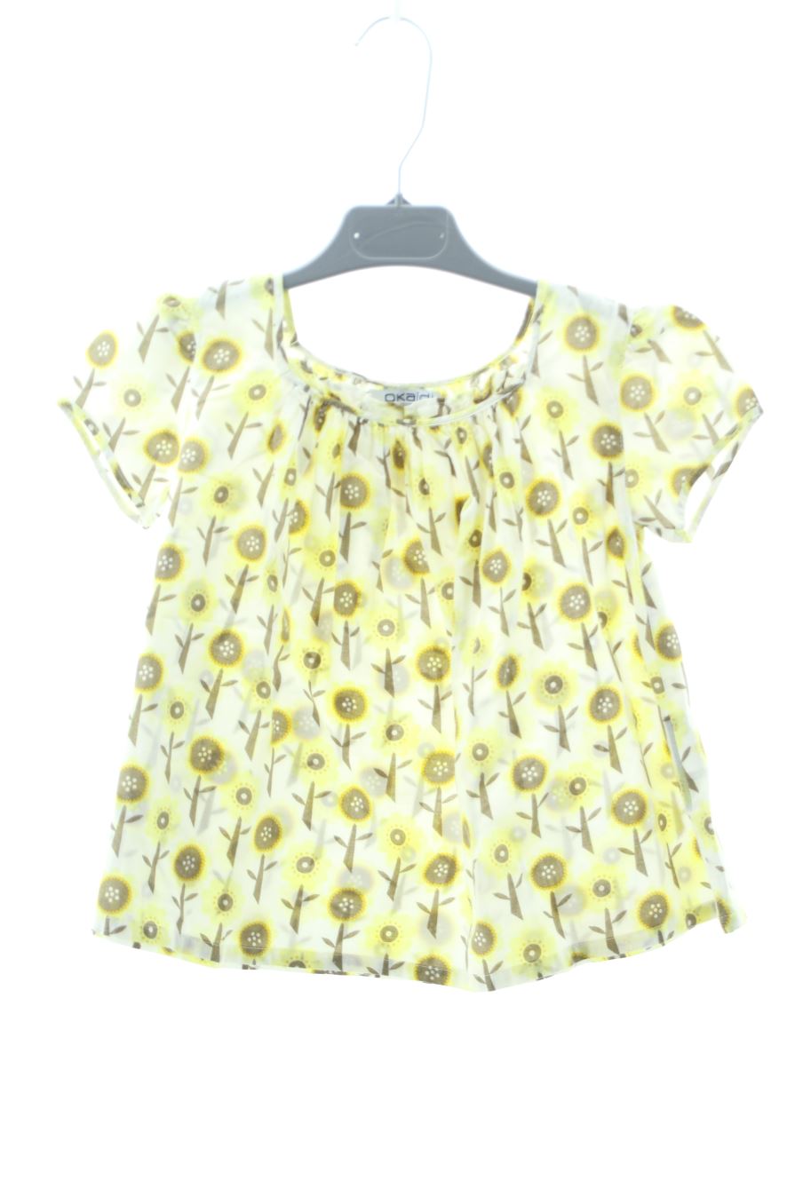 Blouse à manches courtes Okaidi de la taille 4 ans de seconde main