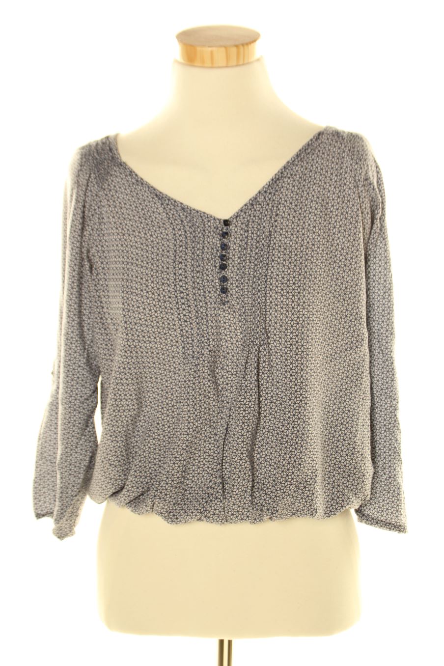 Blouse à manches longues Cache cache de la taille S, de couleur bleu