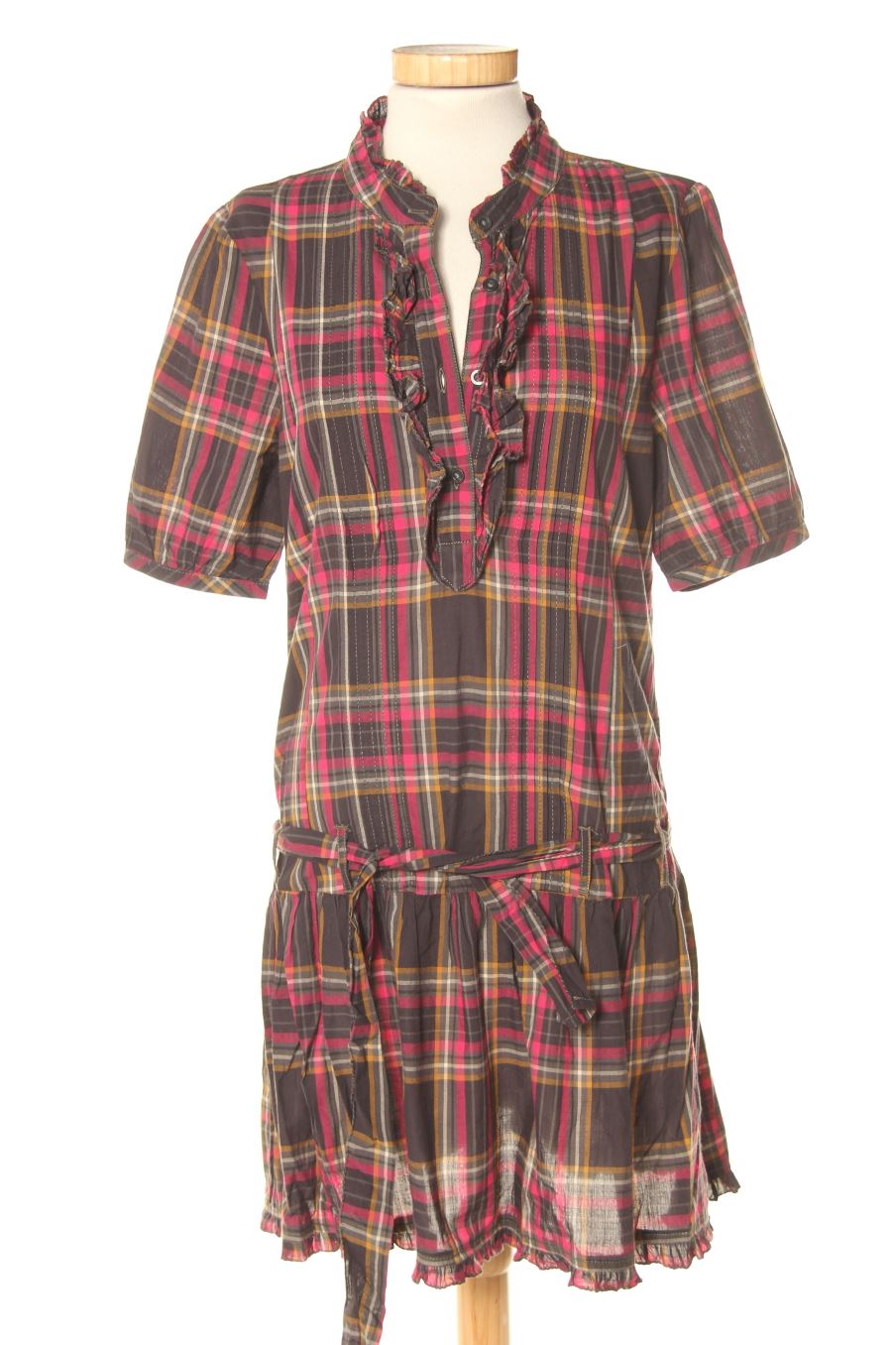 Robe casual Only de la taille 38, de couleur carreaux