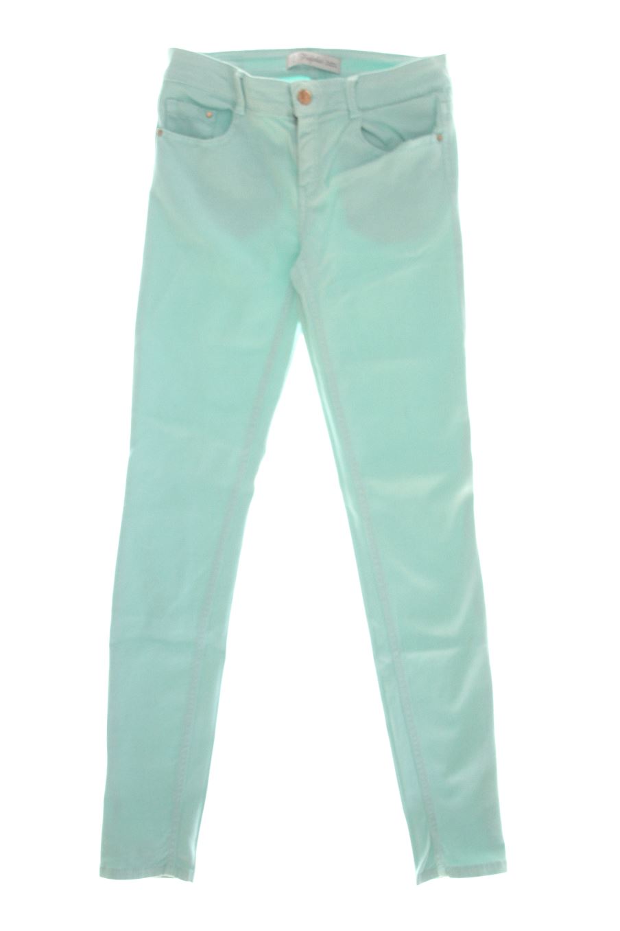 Jeans Trafaluc de la taille 34, de couleur turquoise de denim